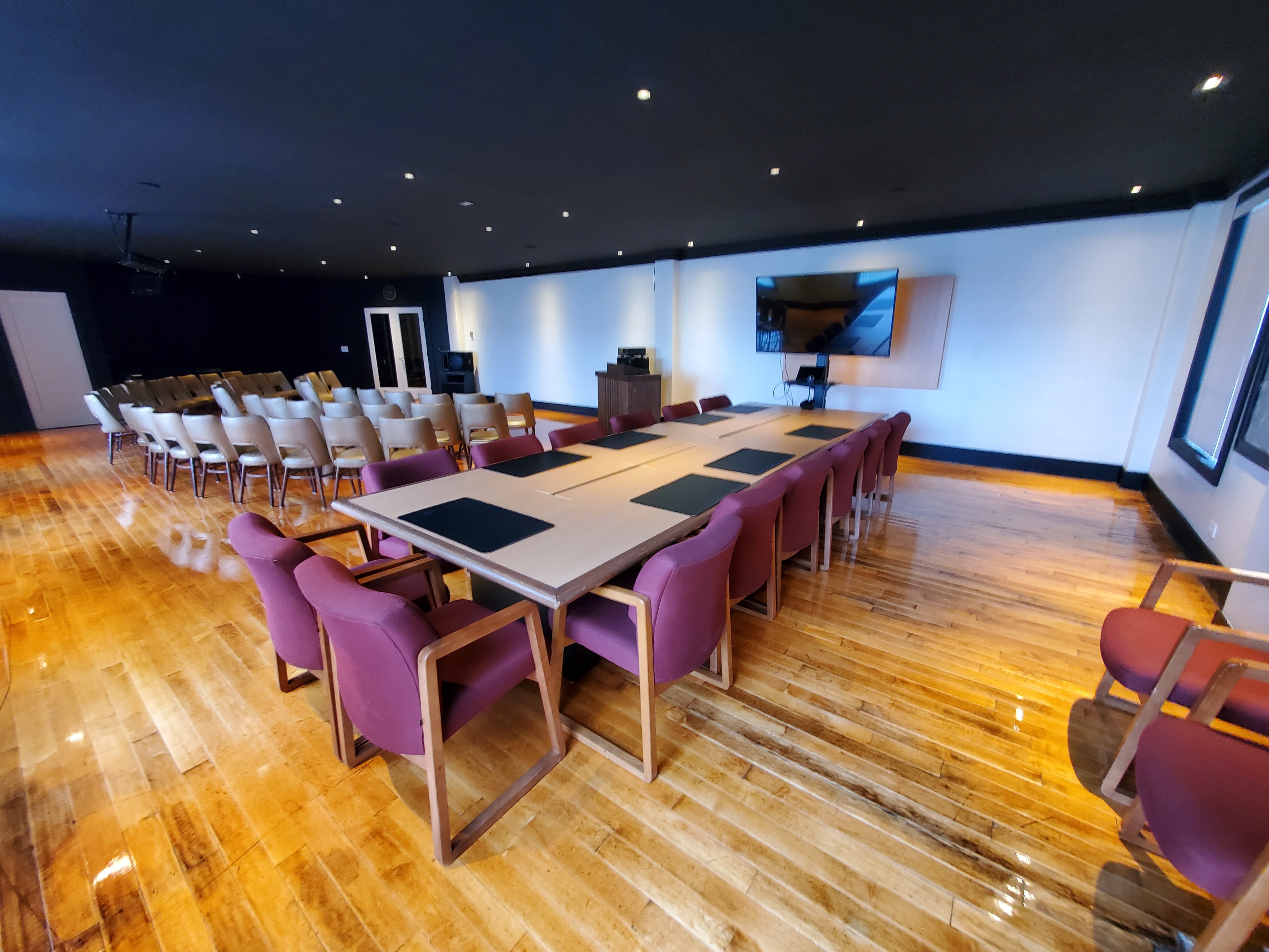 Modern private conference room